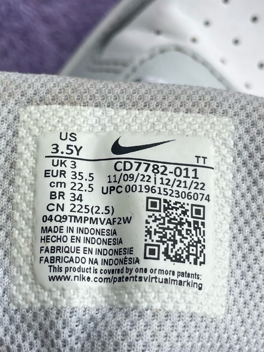 EUC Nike G Court Borough Mid 2 Sneakers Size Big Girl 3.5(W-5) - Picture 8 of 9
